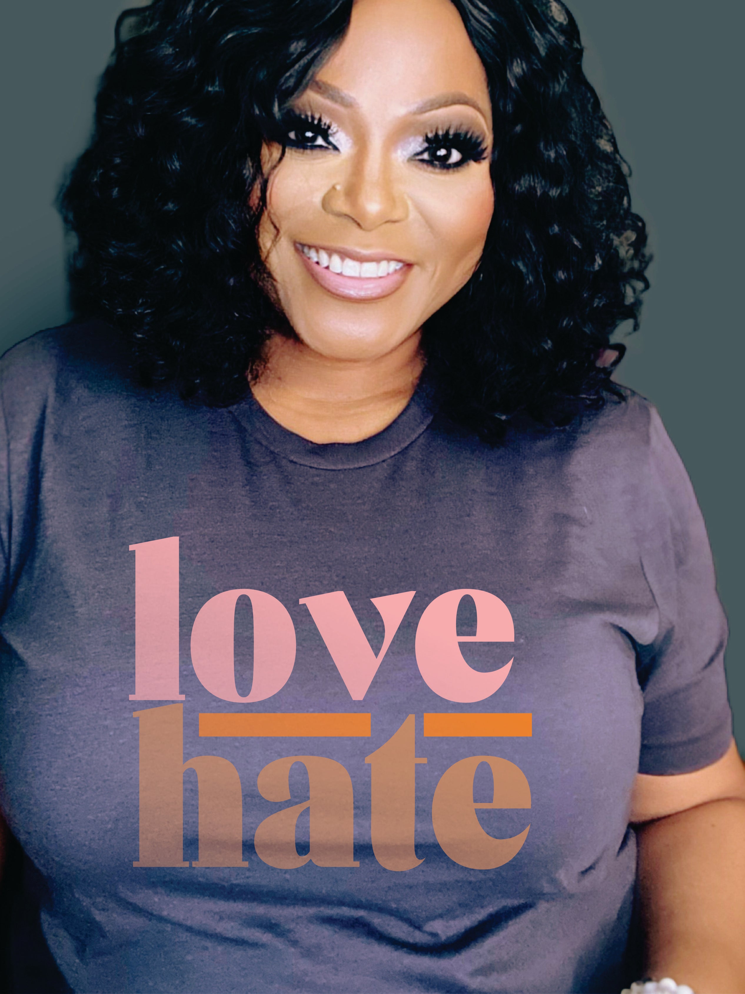 Love hate t shirt hotsell